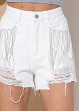 Cargar imagen en el visor de la galería, Pantalón corto con rhinestone