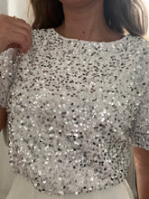Cargar imagen en el visor de la galería, Sequin crop top