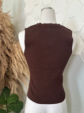 Cargar imagen en el visor de la galería, Sweater top chocolate
